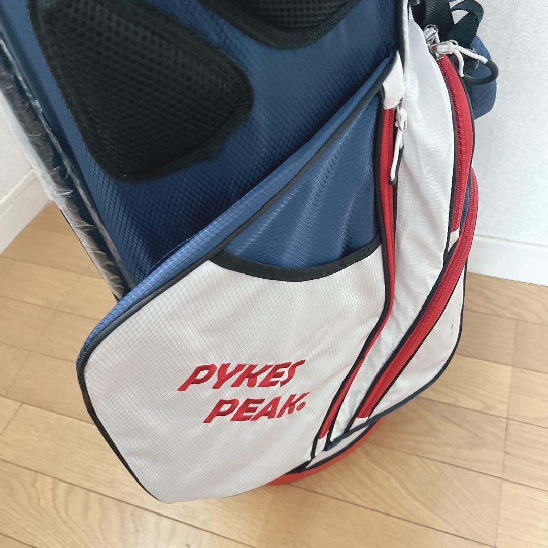 K104 美品 PYKES PEAK パイクスピーク スタンドキャディバッグ