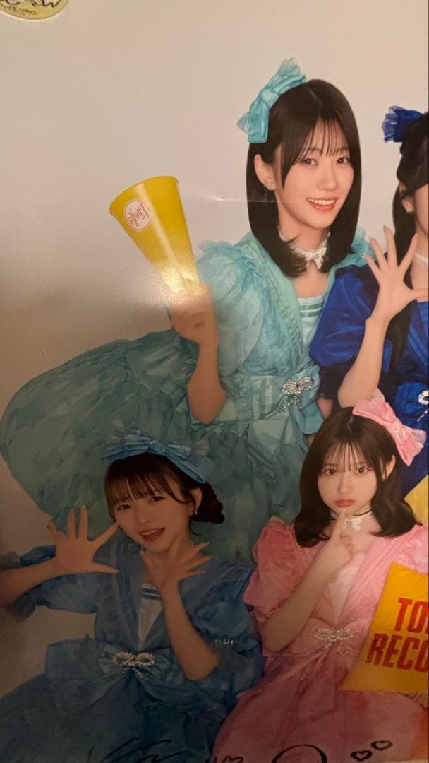 全員分の直筆サイン付き CUTIE STREET タワレコ ポスター