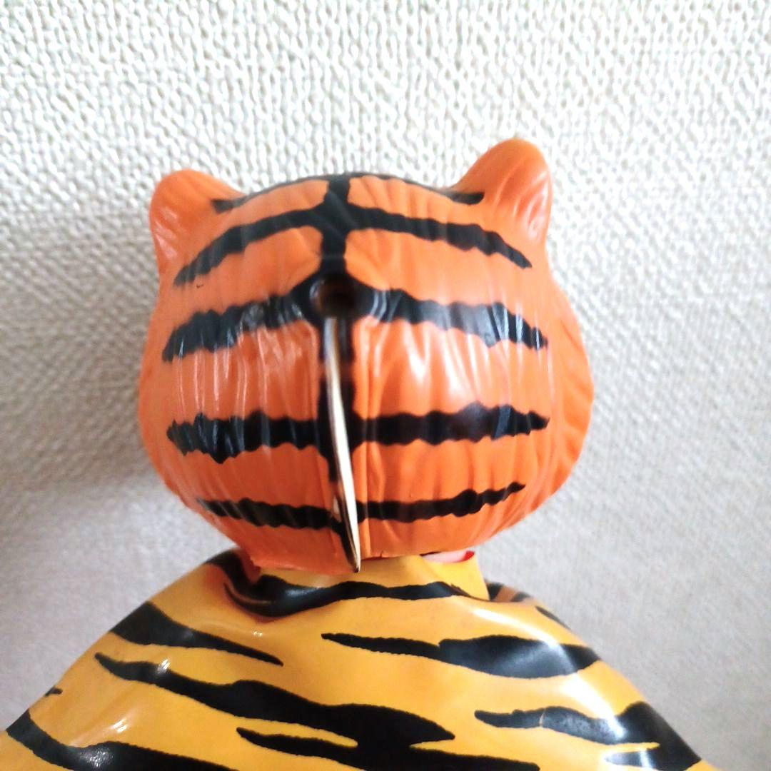 当時物 中嶋製作所 面取れマスクとマント付 希少タイガーマスク ソフビフィギュア