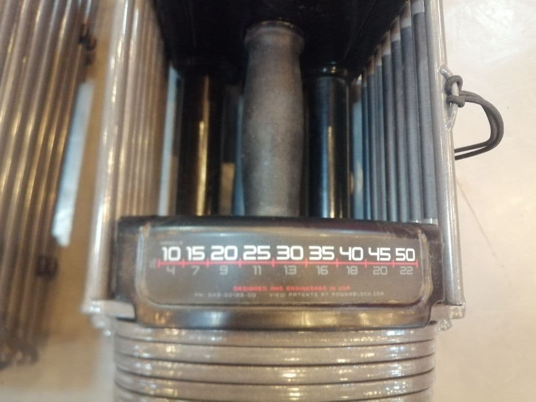 正規品 箱あり パワーブロック ダンベルセット (片方約23kg) ③分の②