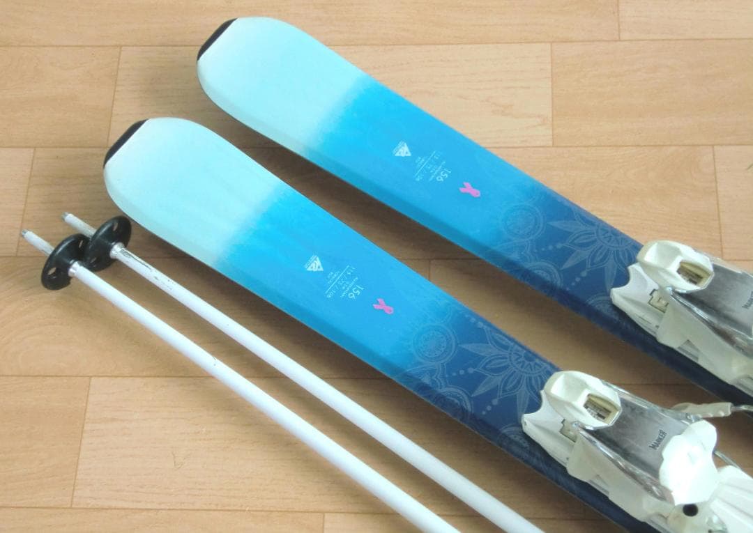 ■■送料無料■K2■女性用スキーフルセット■板156靴25-25.5■メンテ付■