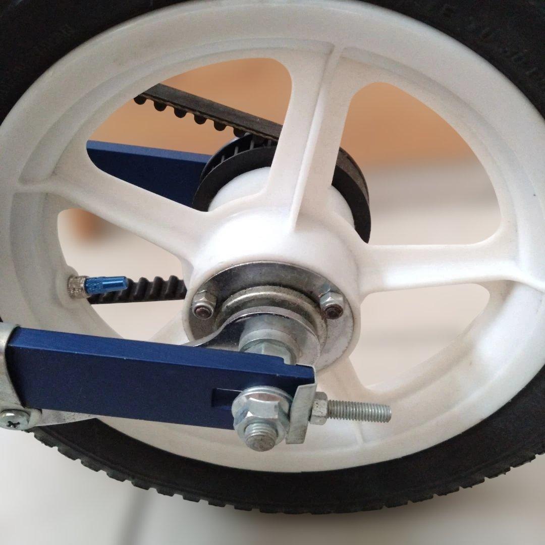 MicroBike 折りたたみ自転車　 ブルー　 ベルトドライブ　12インチ