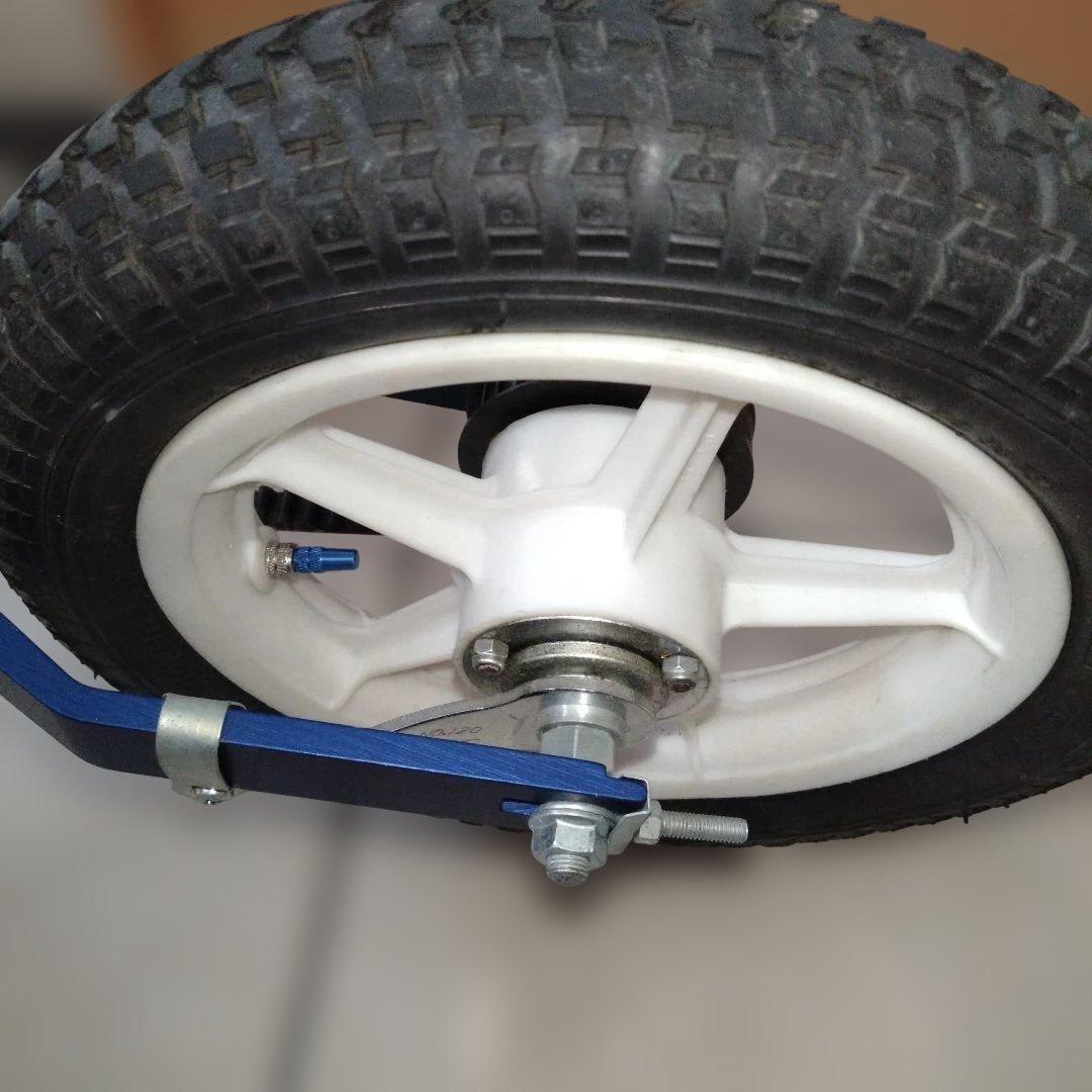 MicroBike 折りたたみ自転車　 ブルー　 ベルトドライブ　12インチ