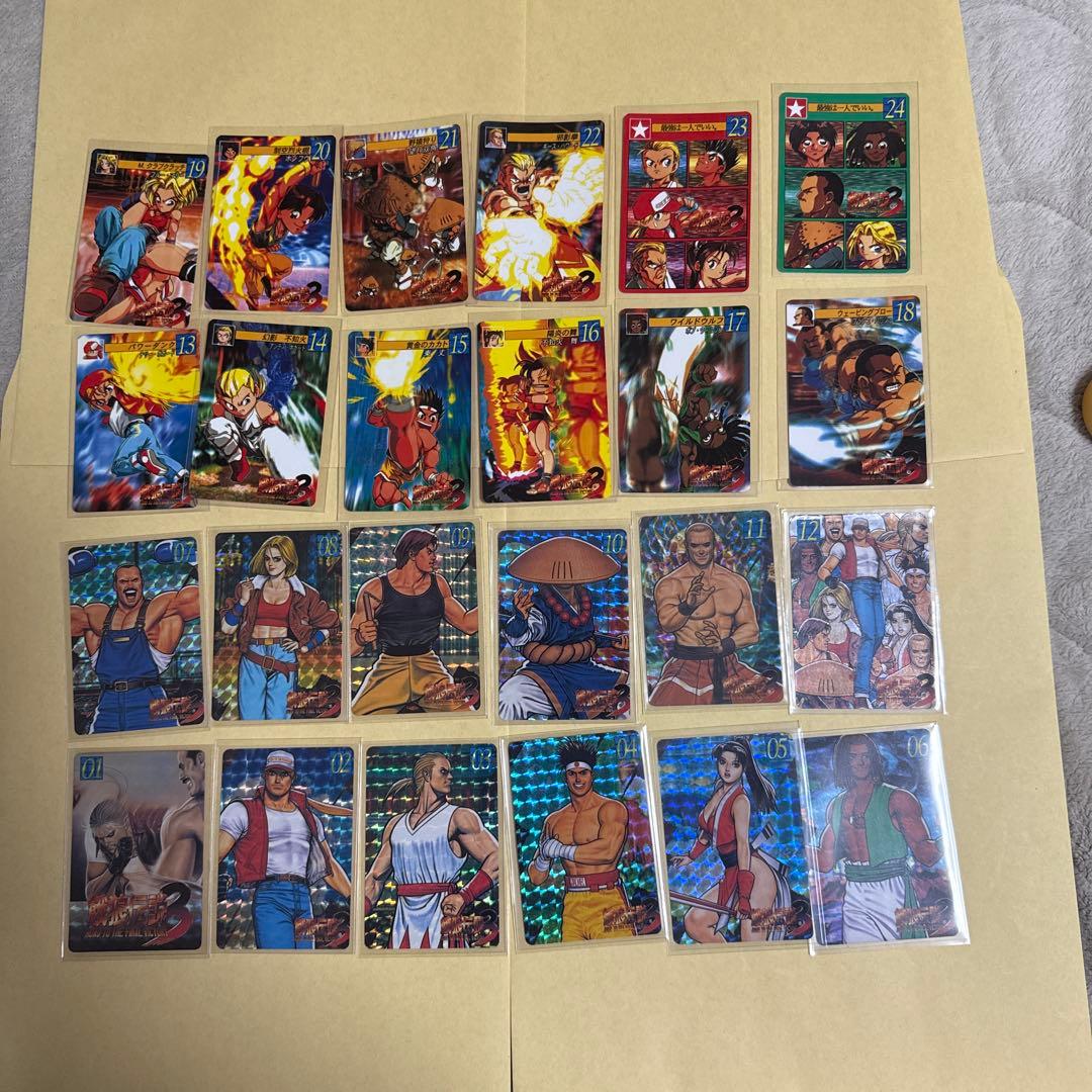 餓狼伝説3 カードダス コスモス SNK YUU 24種　フルコンプ