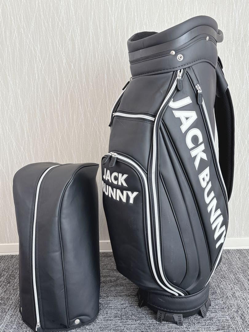 美品❗️JACK BUNNY/ジャックバニー 9型 合成革製キャディバッグ 希少
