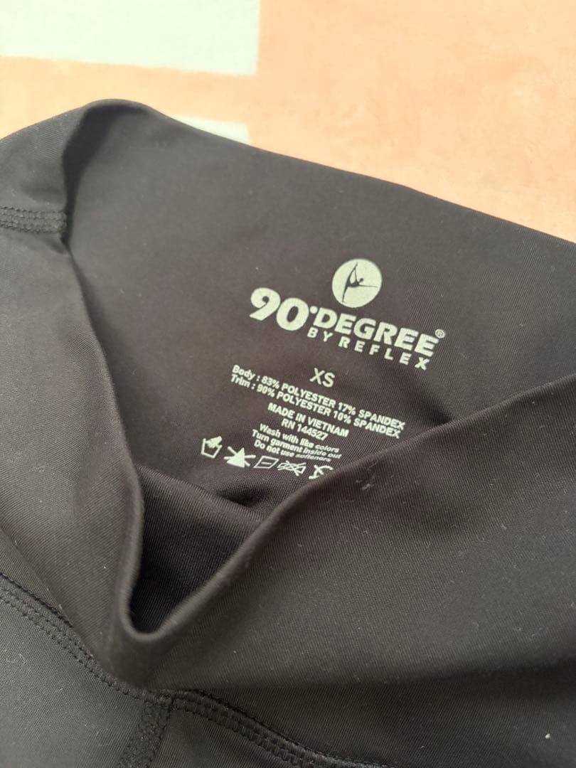 ジャザサイズ　レギンス　上下　セット　①レインボー　黒