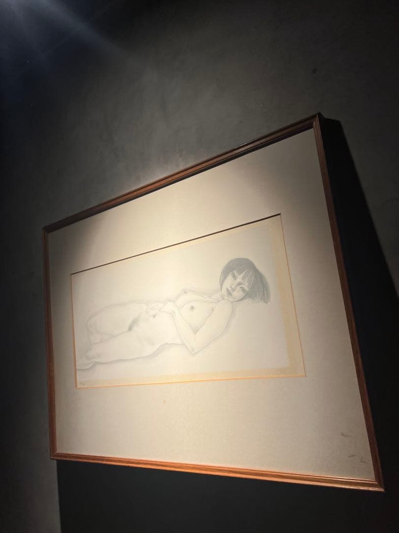 加山又造　【裸婦】　lithograph 限定95