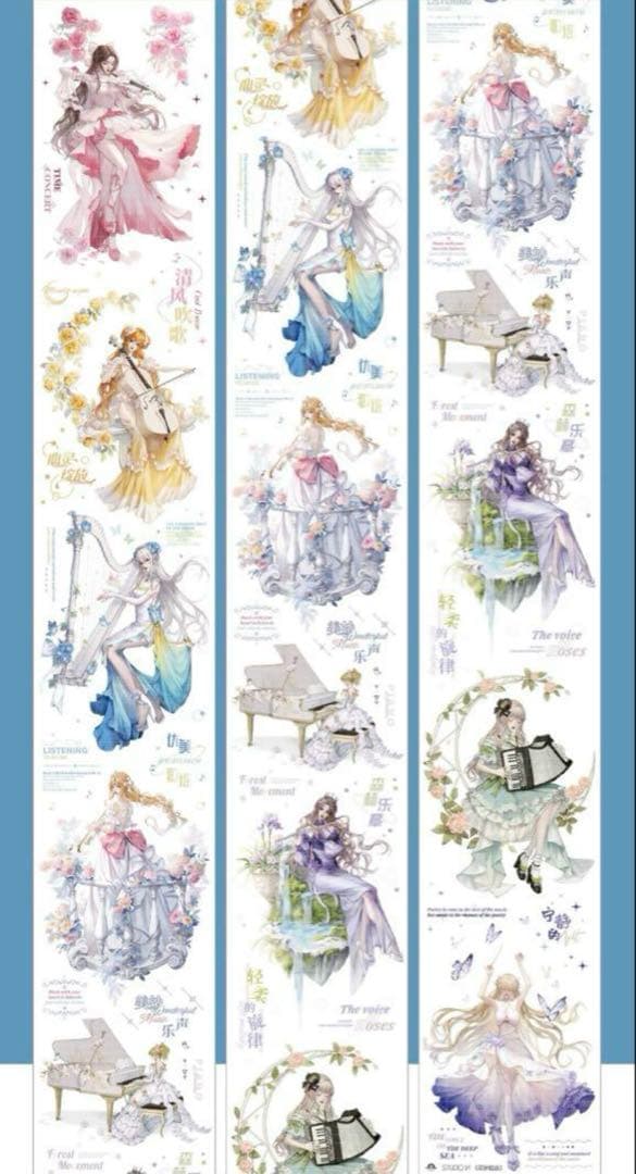 新品① 海外マスキングテープ　人物　PET