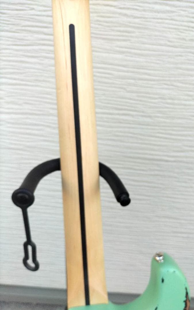 ストラトシンライン②　ハードレリックサーフグリーン　SSH　ステンレスフレット