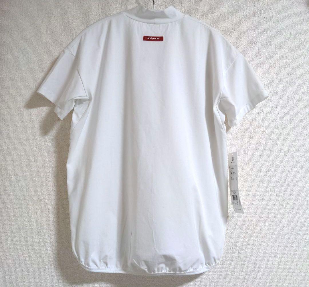 再再再値下げ新品　アンパスィ　モックネックМ　白ホワイト