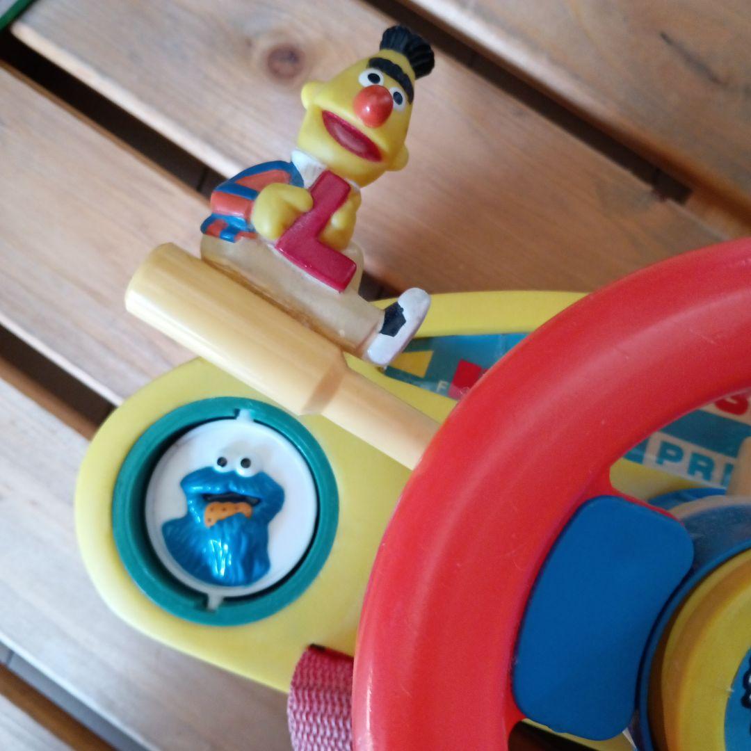 セサミストリート　ハンドル　車　ツクダオリジナル　当時物　ビンテージ