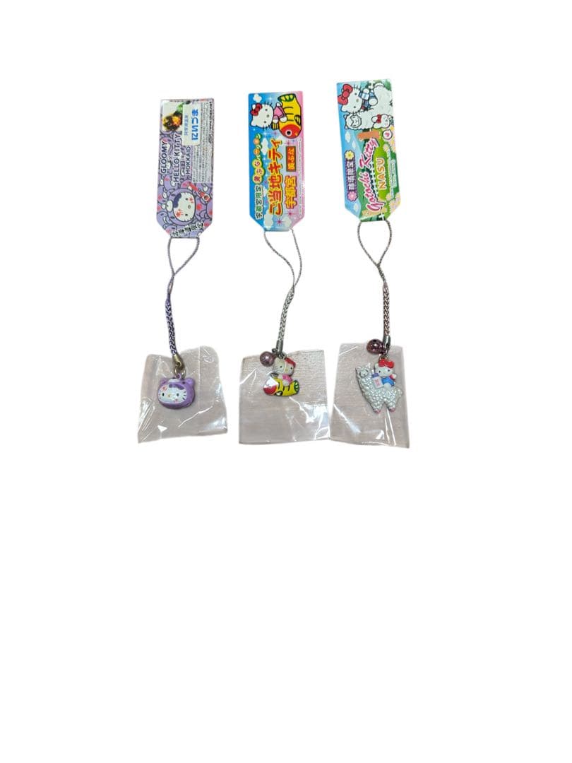 M*a様 ご当地キティ ストラップ 3個セット 北海道・宇都宮・那須