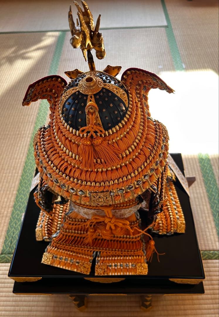 ★金箔押大鎧　伝統的な日本の武士の鎧★