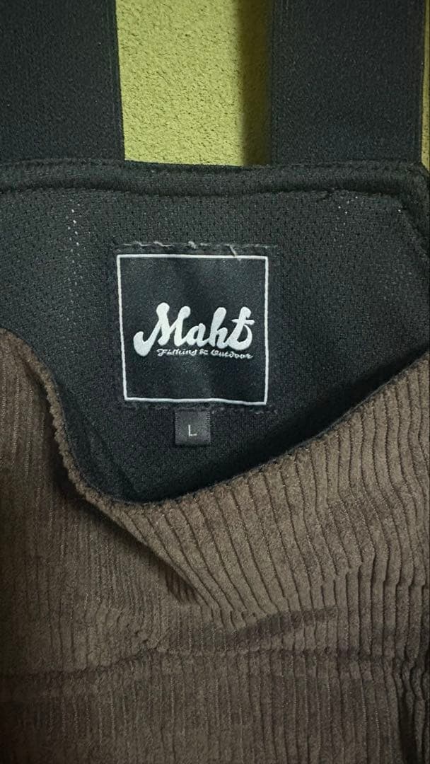 MAHF コーデュロイ　サロペット ウェア　スノーボード　男女兼用