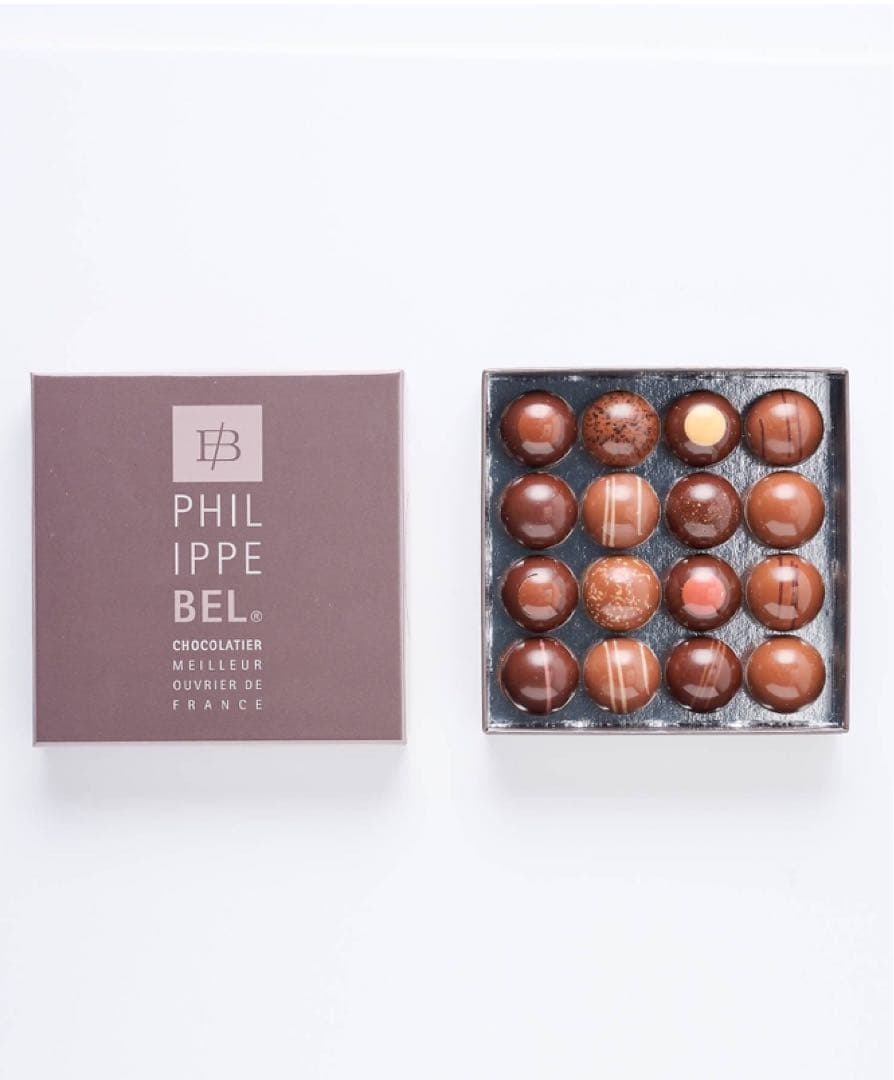 フィリップベル　28粒チョコアソートメント1箱　16粒ブール　1箱