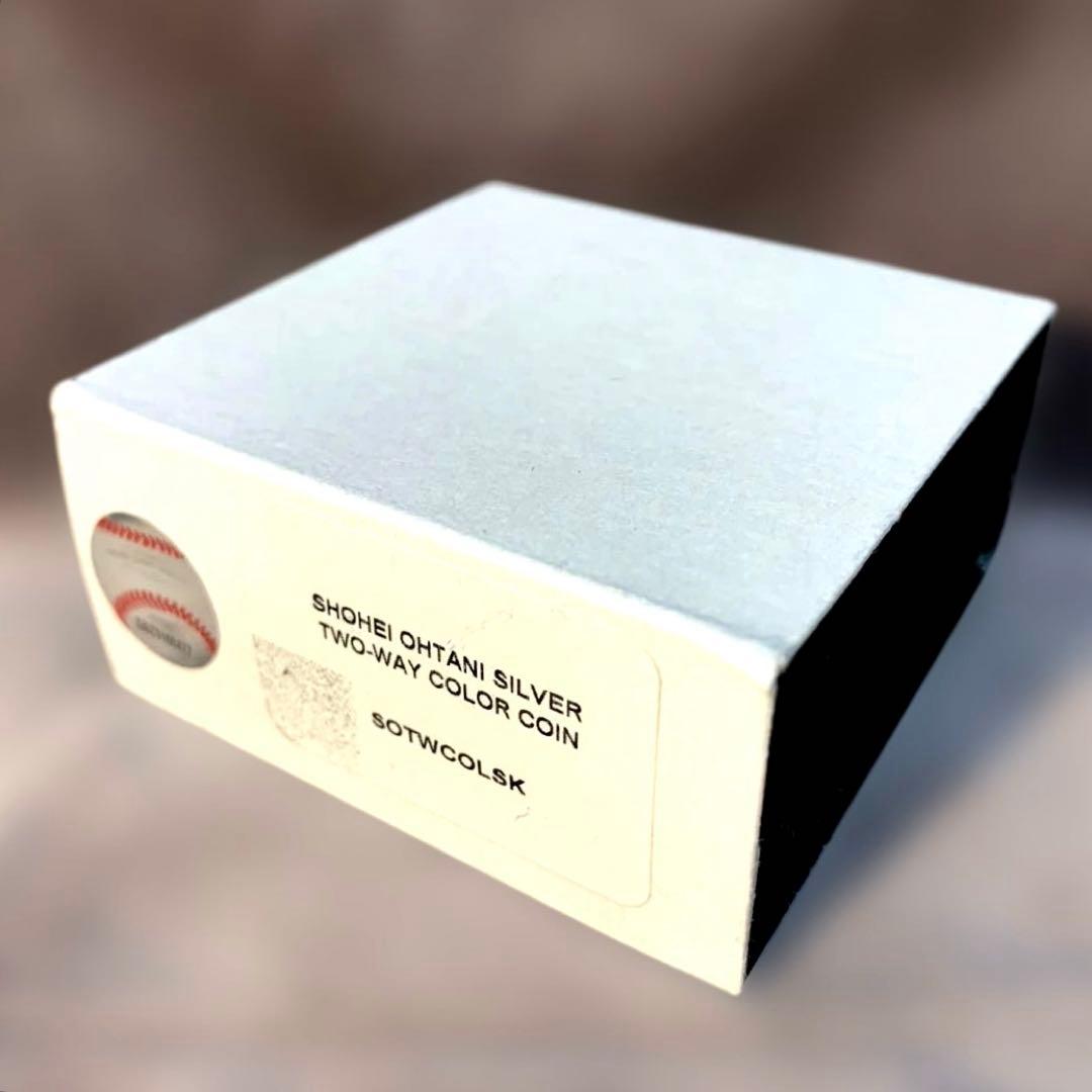 本日限定価格　大谷翔平　純銀　二刀流　シリアル№は保証書と側面に表記