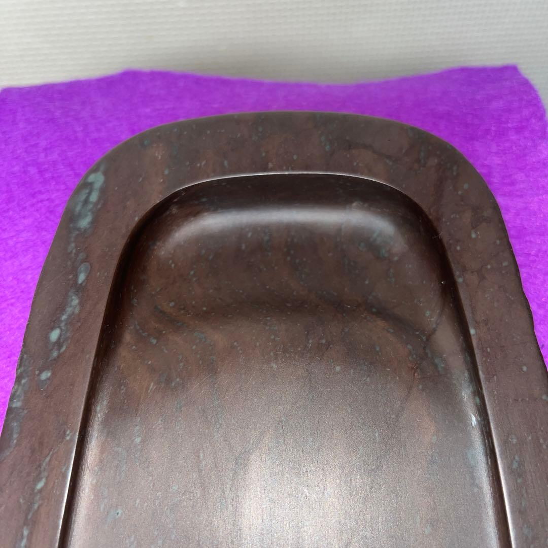 ⭕️赤間紫金硯　新品美品　希少　170cm 自然硯　伝統工藝士　下井昭竜山