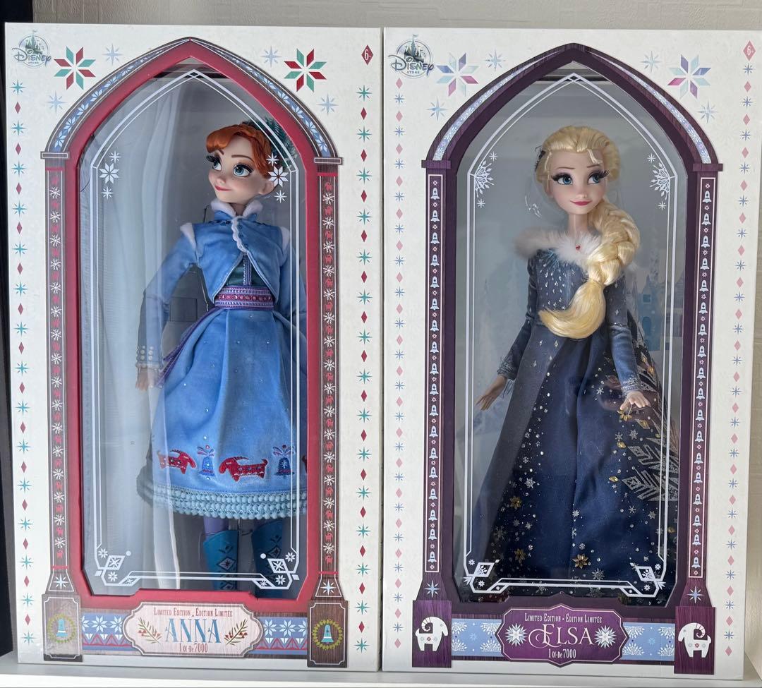 ディズニー アナと雪の女王 家族の思い出 リミテッドドール アナ＆エルサ※訳あり