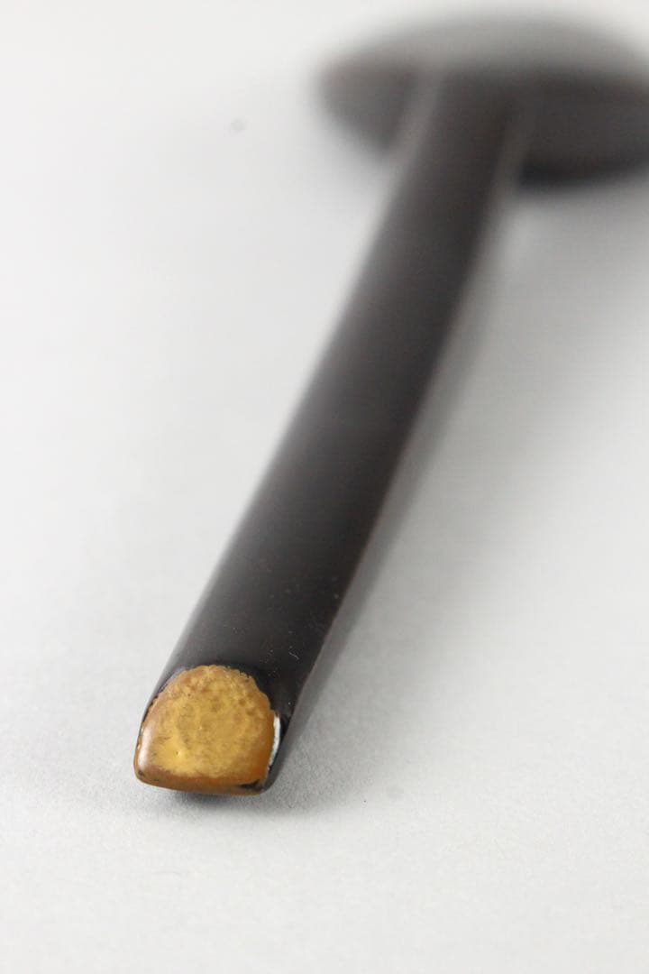 No5543 黒漆菊花金銀蒔絵　お櫃　杓子　椀　5点セット　送料無料