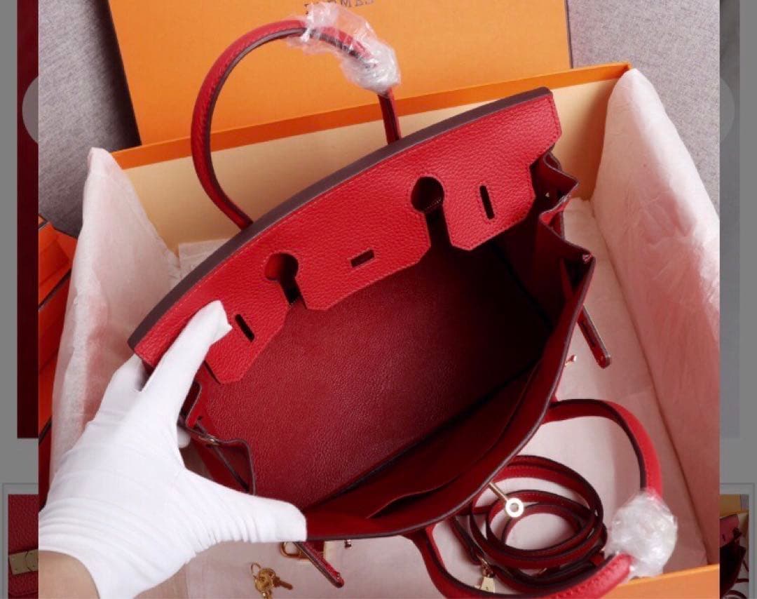 HERMES ノベルティ バーキン25 ポロサス ニロティカス ハンドバッグ