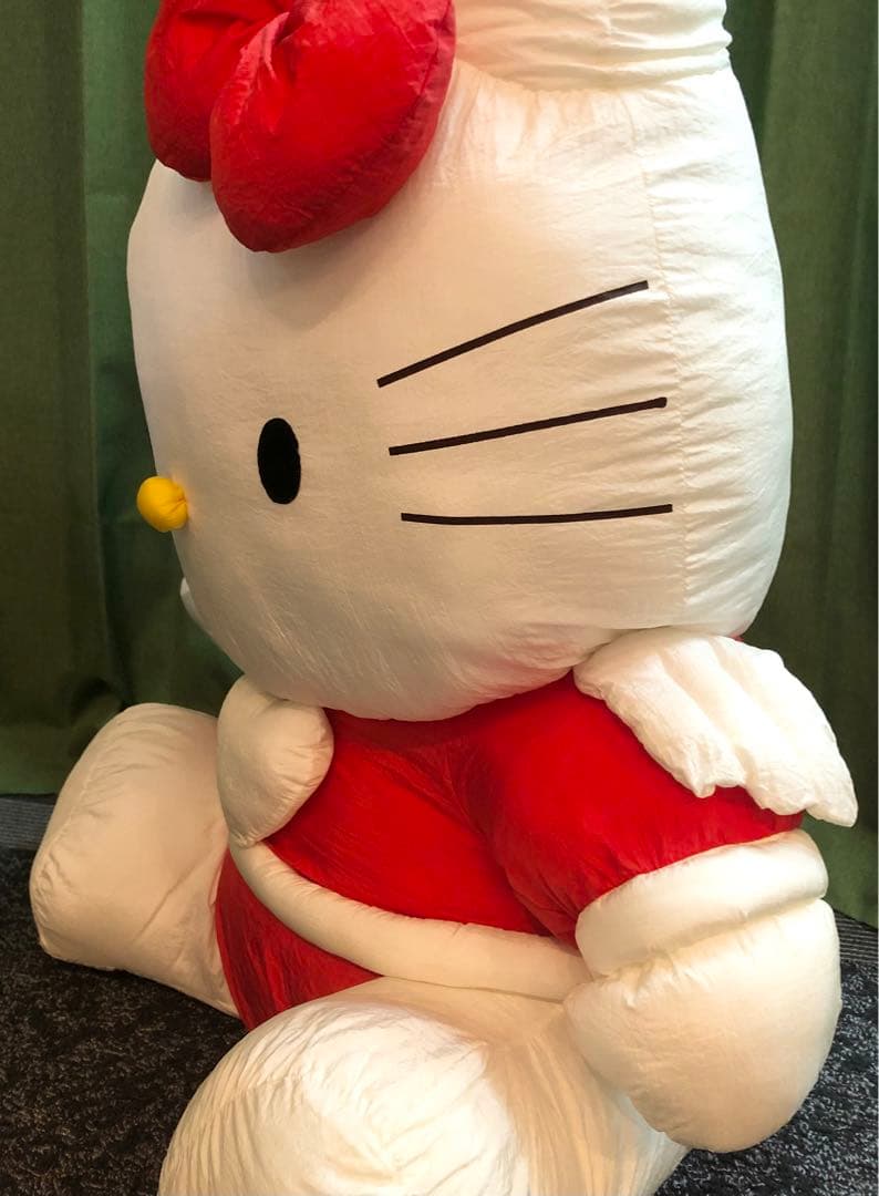 激レア サンリオ ハートパーク ハローキティ 特大ぬいぐるみ ナイロン