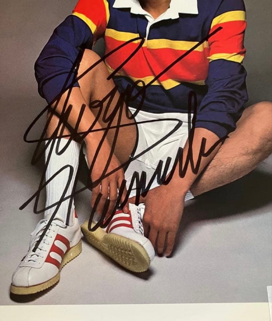 浜田省吾タオルマフラー・メガジャケット超おまけ直筆サインLPレコードラブトレイン