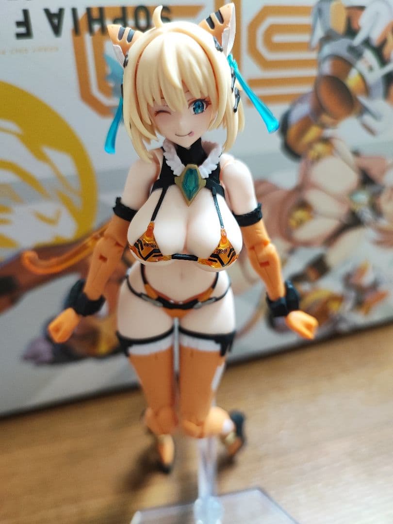 PLAMAX BP-02 ソフィア・F・シャーリング 虎アーマーVer 完成品