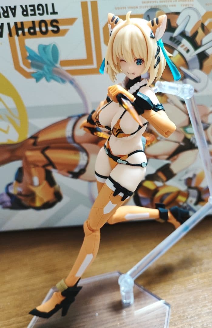 PLAMAX BP-02 ソフィア・F・シャーリング 虎アーマーVer 完成品