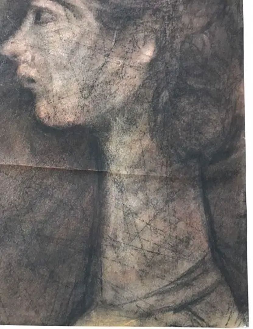 巨匠 林武 パステル画 真作保証 赤洋紙 1点物 原画