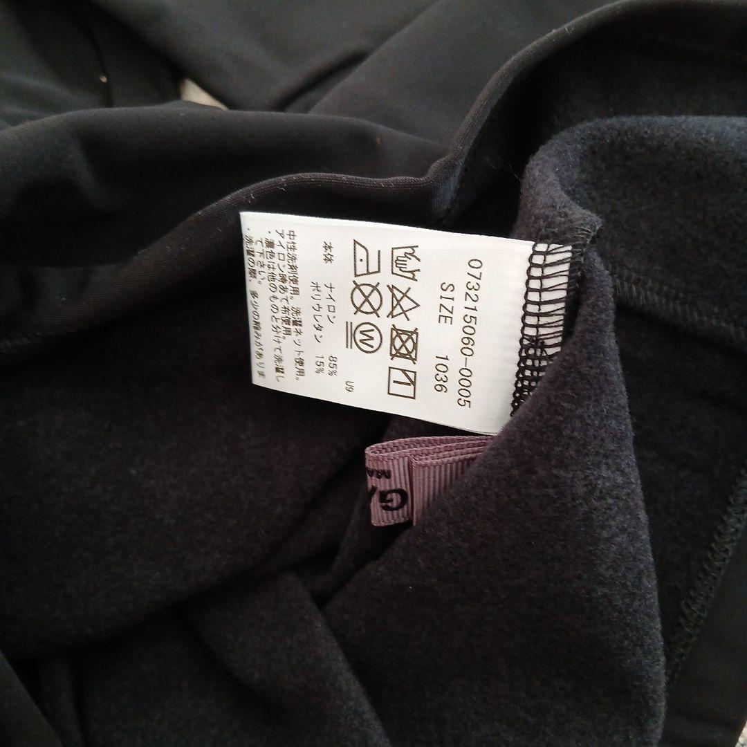 ジーフォアG/FORE の裏起毛モックネック黒