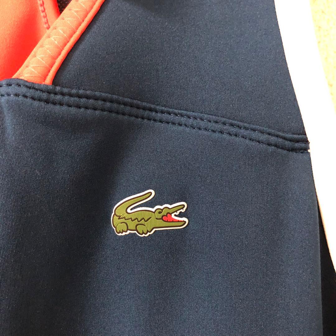 【新品】LACOSTE SPORT テニスドレス ワンピース ネイビー Sサイズ