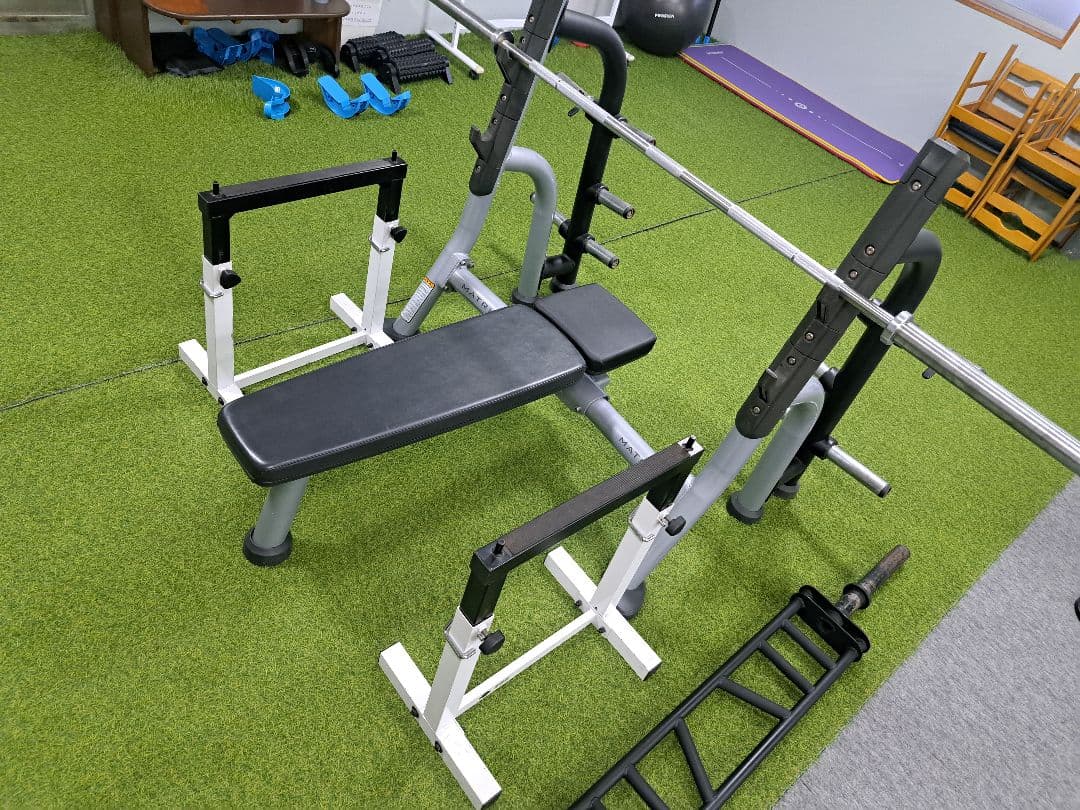 引き取り限定【岡山県】MATRIX ベンチプレス台一式