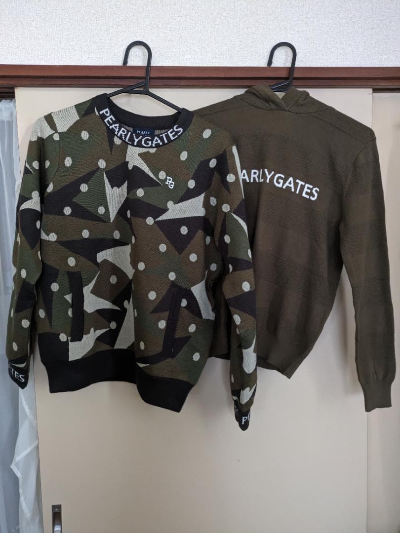新春セール！PEARLY GATES 迷彩柄ニット・スカートセットサイズ0