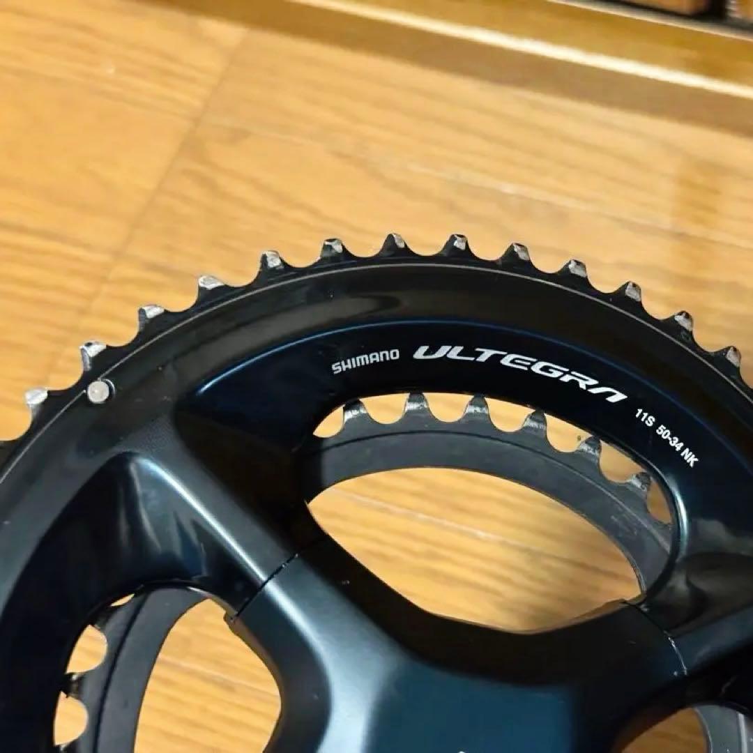 美品 ULTEGRA アルテグラ FC-08 170 50×34T クランク