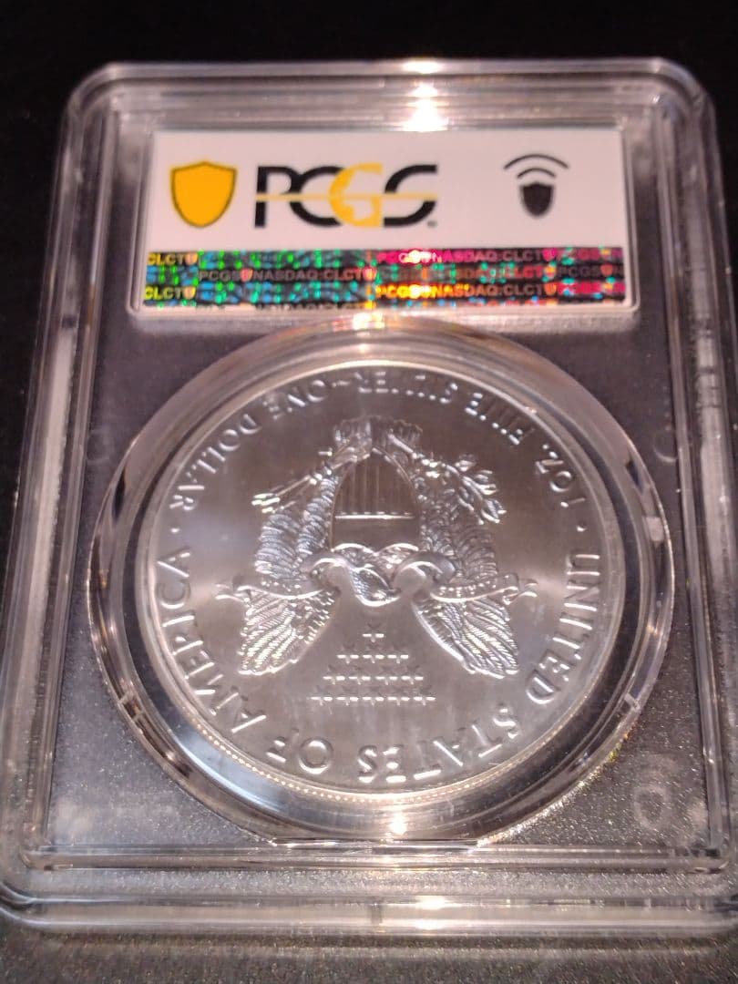MS70 2021年 イーグル銀貨タイプ1 （緊急発行）フィラデルフィア 純銀