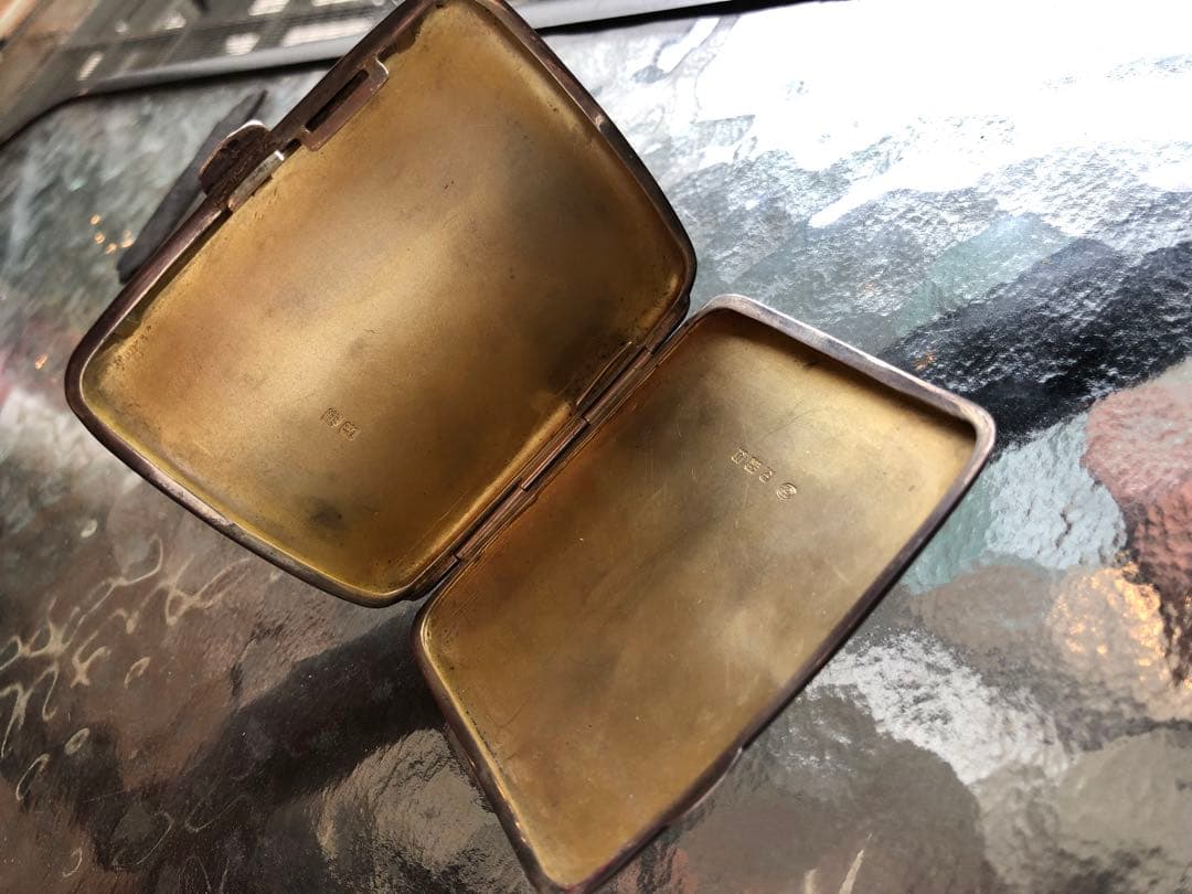 S925アンティークシガーケース1910s