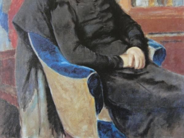 小磯良平、【少女像（人物B)】、希少な大判額装用画集より、美品、新品額装付