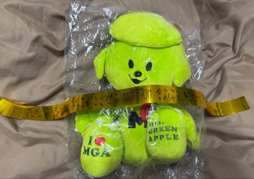 メメル ミセス Mrs. GREEN APPLE ぬいぐるみ 金テープ