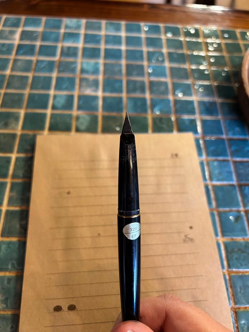 モンブラン万年筆 585 14K 320EF MONTBLANC