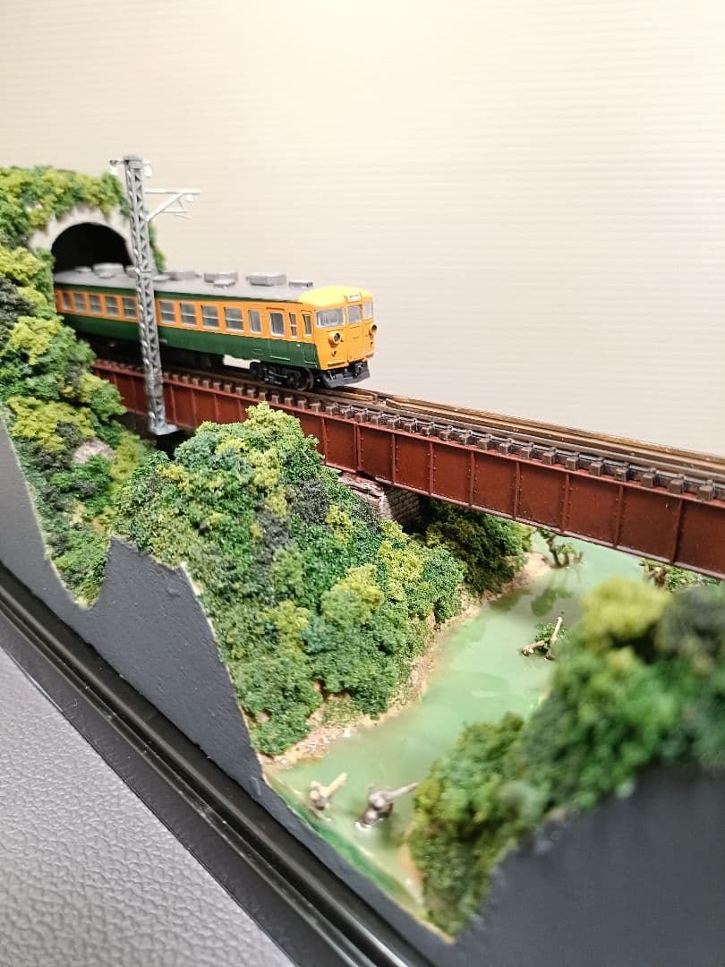 No.48鉄道Nゲージジオラマ車両付き