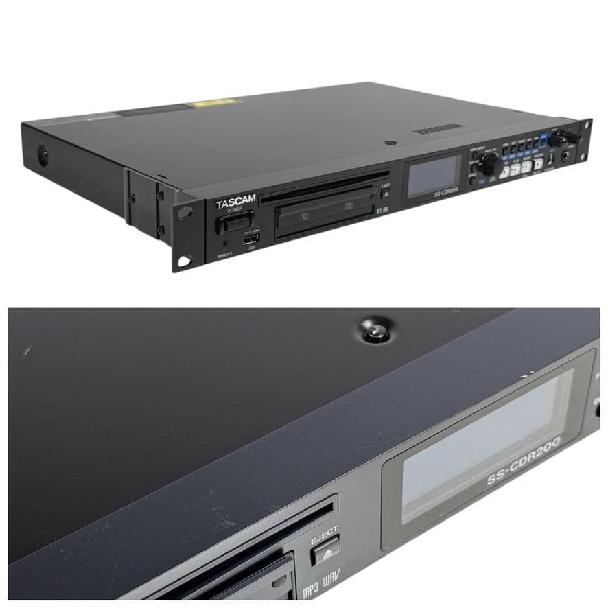 TASCAM ソリッドステートCDステレオオーディオレコーダーSS-CDR200