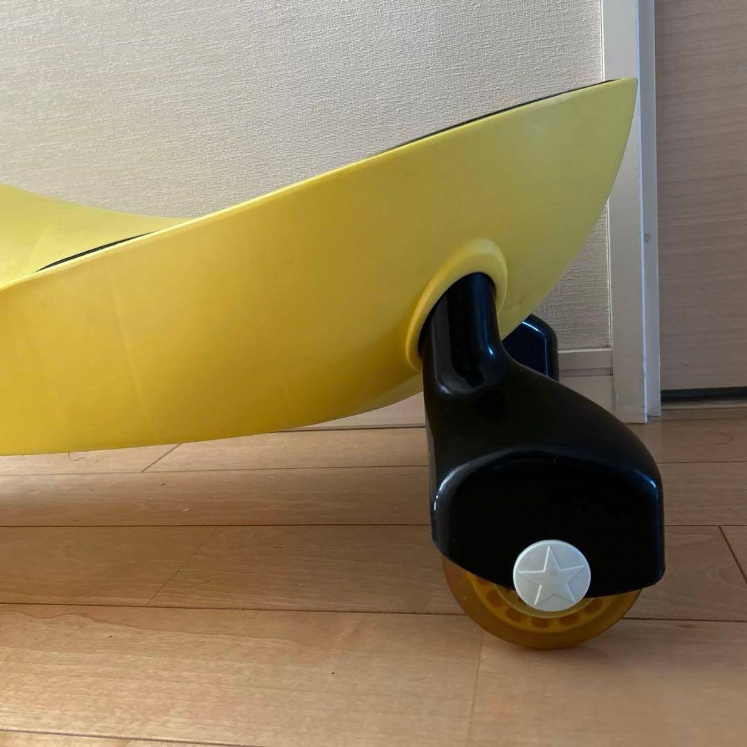 【プラズマカー・ラングスジャパン】黄色 ゴムタイヤ 静音 乗り心地抜群