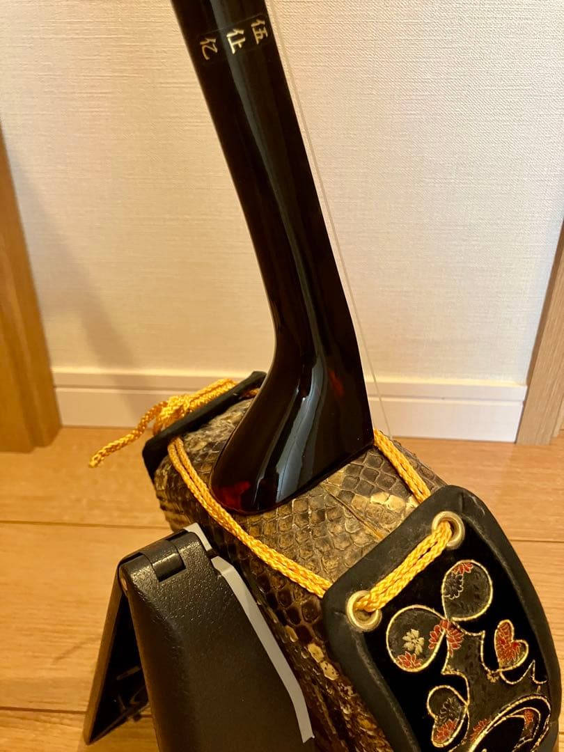 ゴーヤー　三線 八重山黒木 盛嶋開鐘タイプ