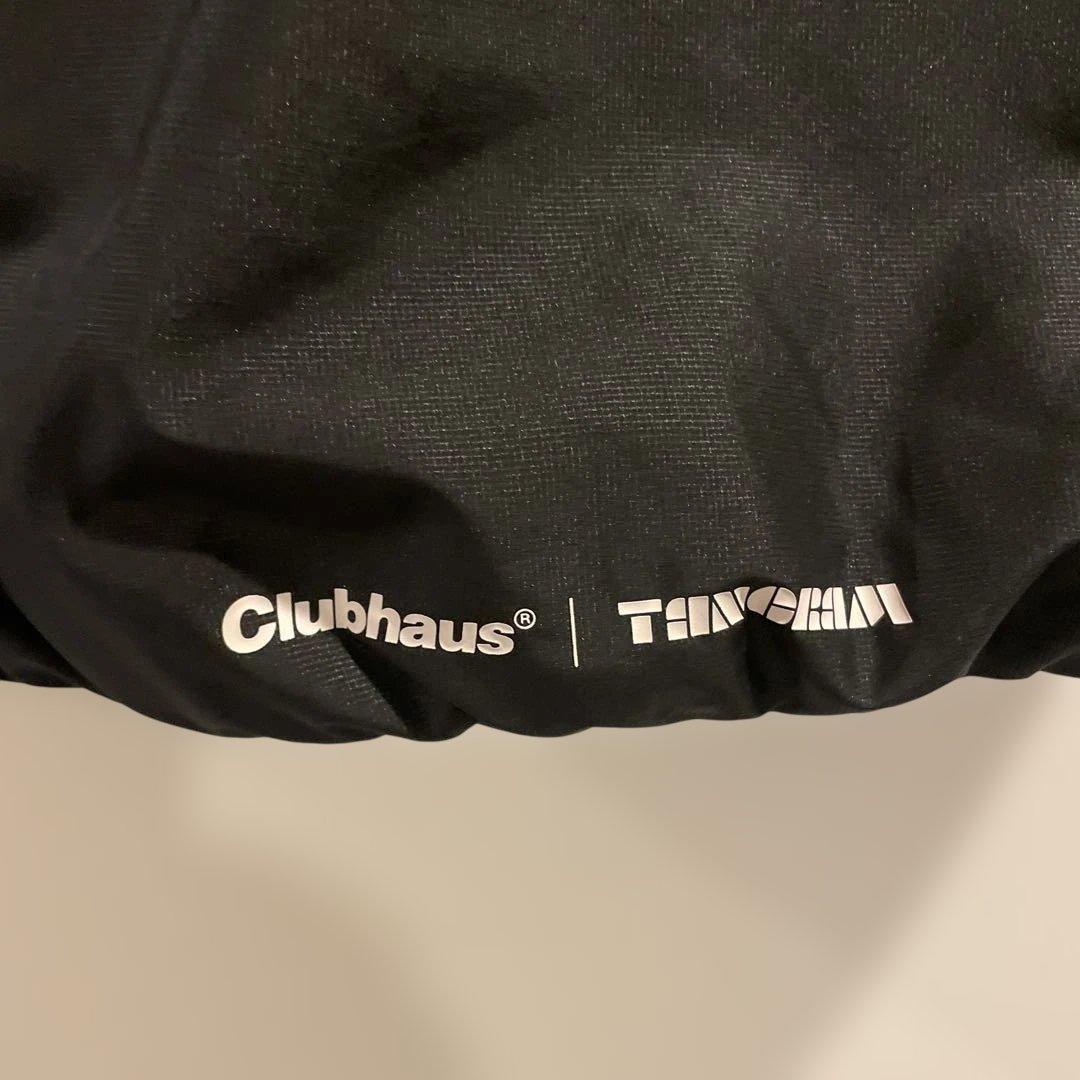 【美品】clubhouse×TANGRAM ダウンベスト ブラック メンズS