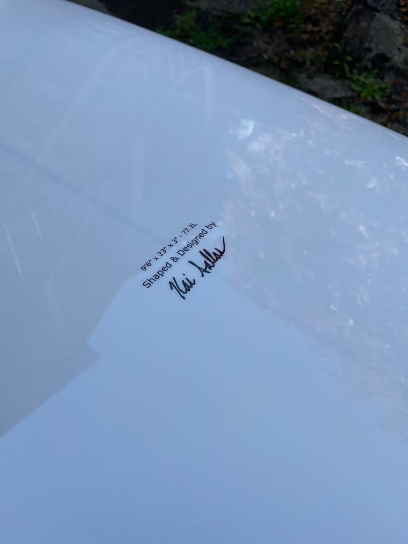 カイサラス　ホワイト ロングボード　ワイキキ9.6