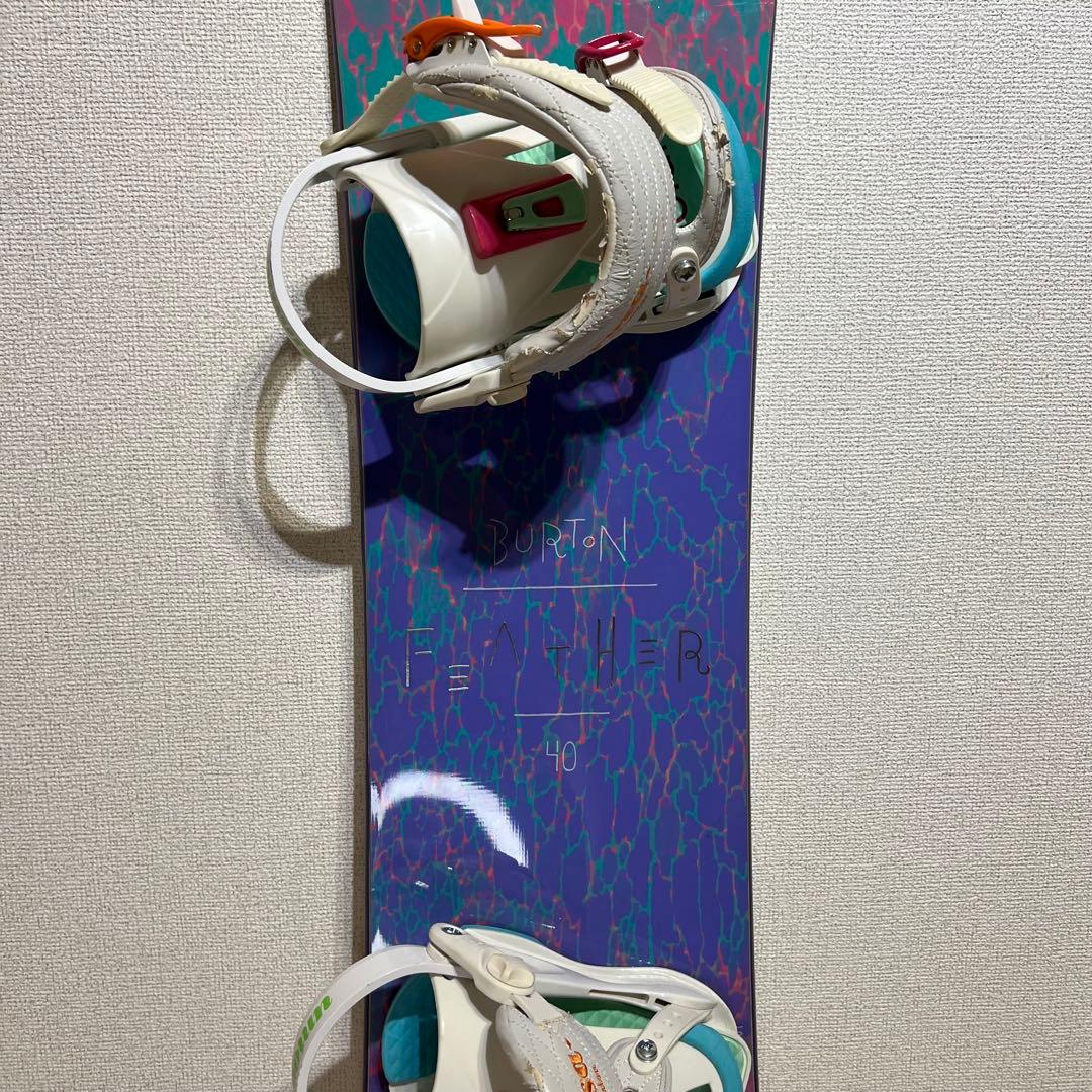 BURTON FEATHER 140cm UNION ROSA バインディング