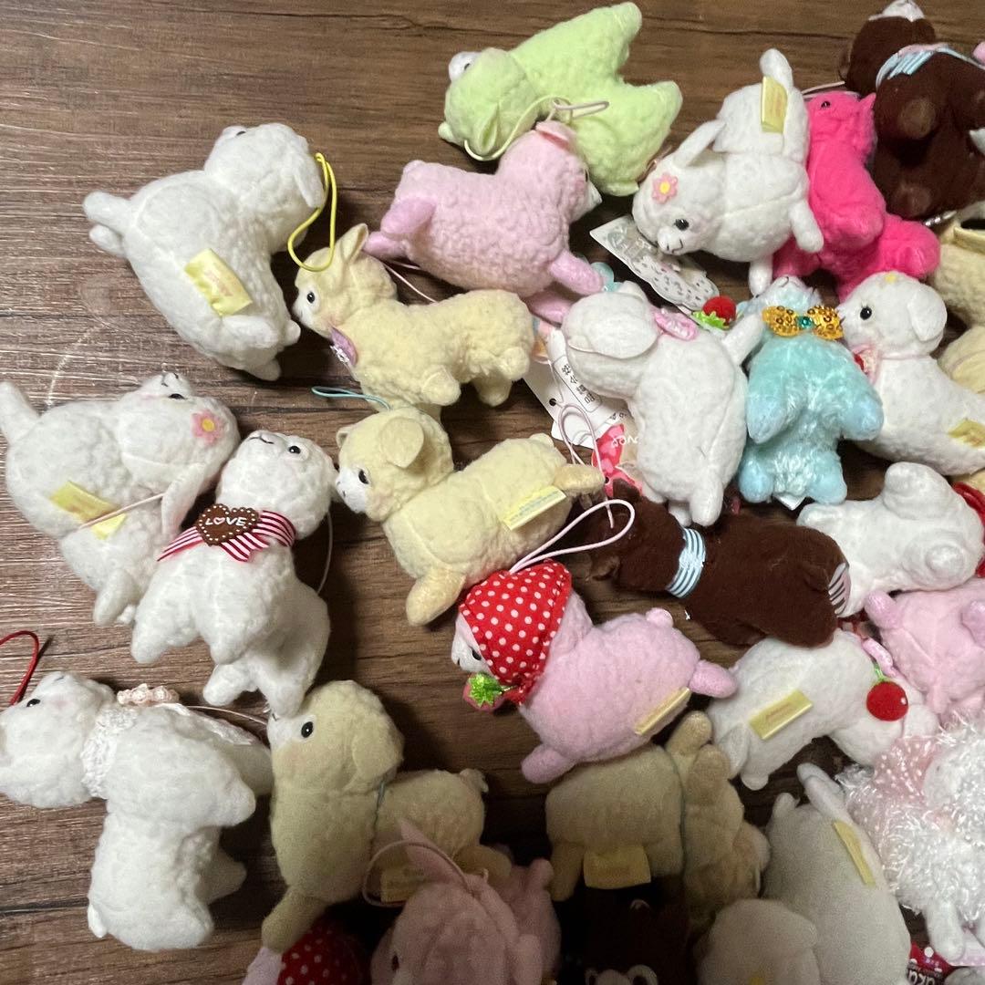 アルパカッソ＆ベイビーアルパカッソ　ぬいぐるみマスコット　小サイズ　62個セット