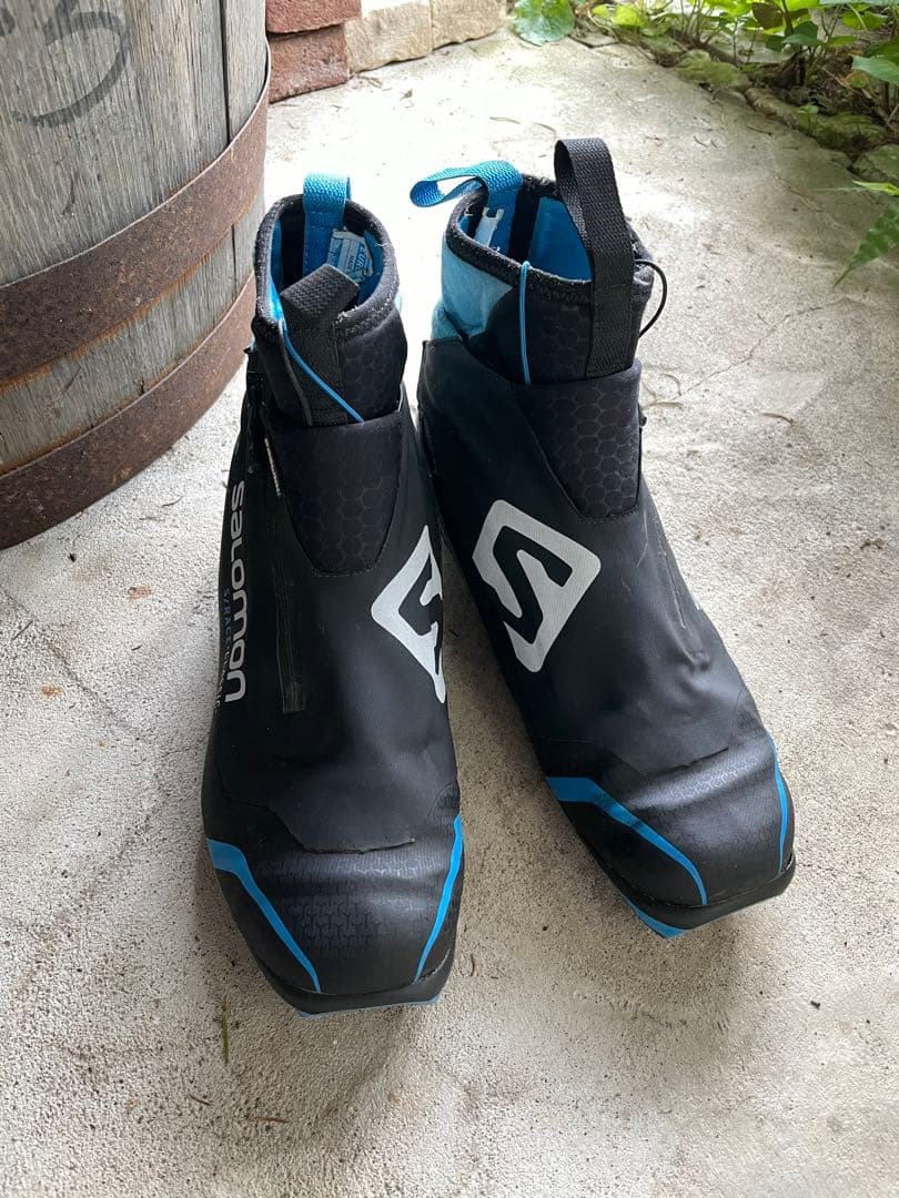 Salomon スキー用ブーツ 中古 黒/青