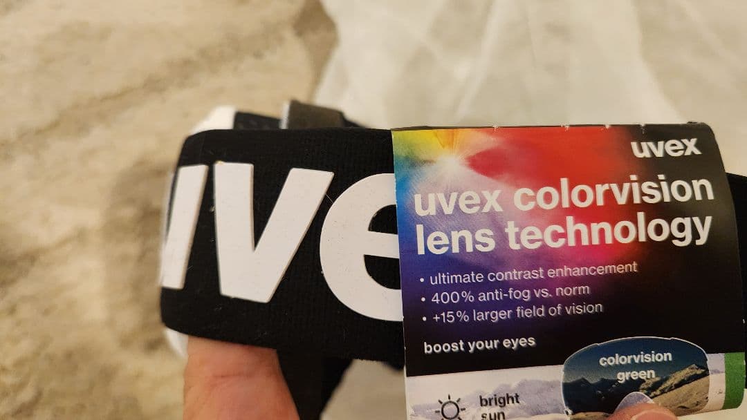 新品未使用　uvex downhill 2100 cv ゴーグル 青色レンズ