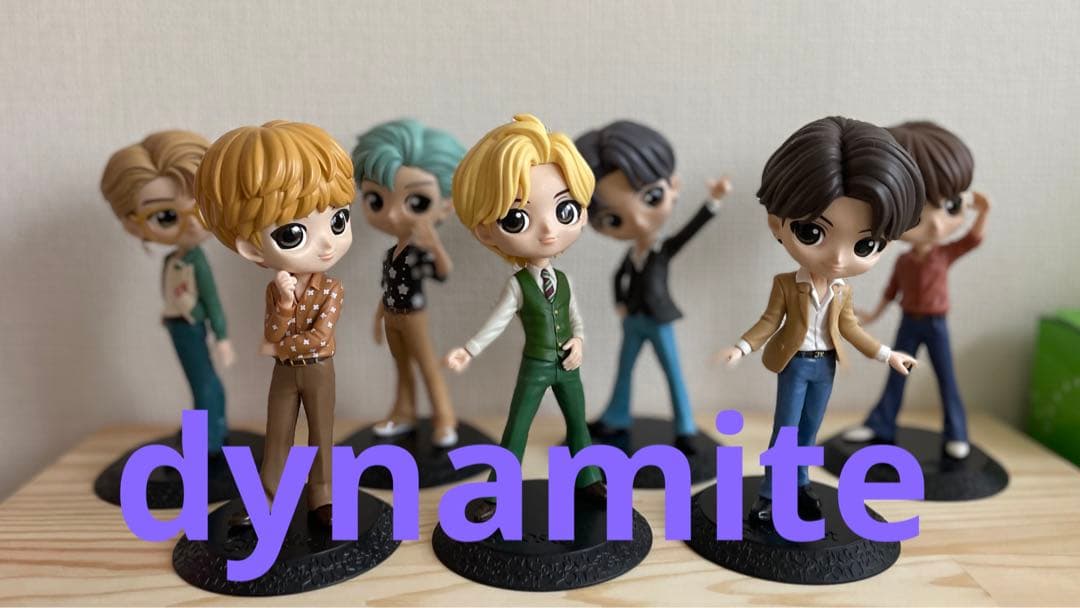 bts qposket フィギュア　ダイナマイト　全員集合